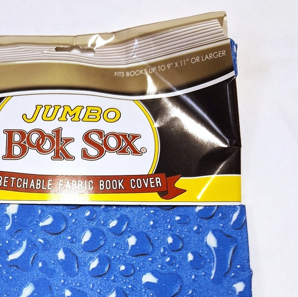 4Pcs Stretchable Fabric Book Cover Include Jumbo Book Sox - Picture 8 of 10